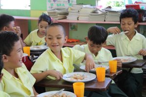 Kids Eating